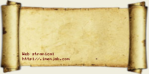 Anđela Bulajić vizit kartica